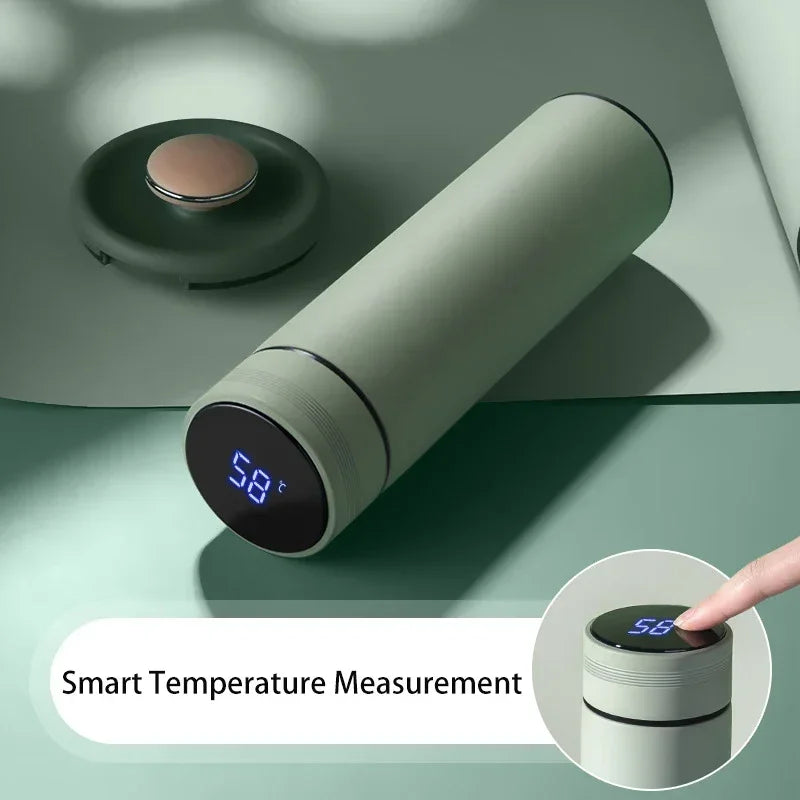 Smart Digital Thermos with LED Temperature Display