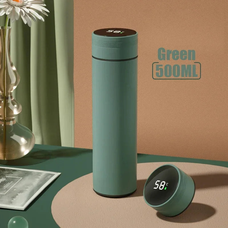 Smart Digital Thermos with LED Temperature Display