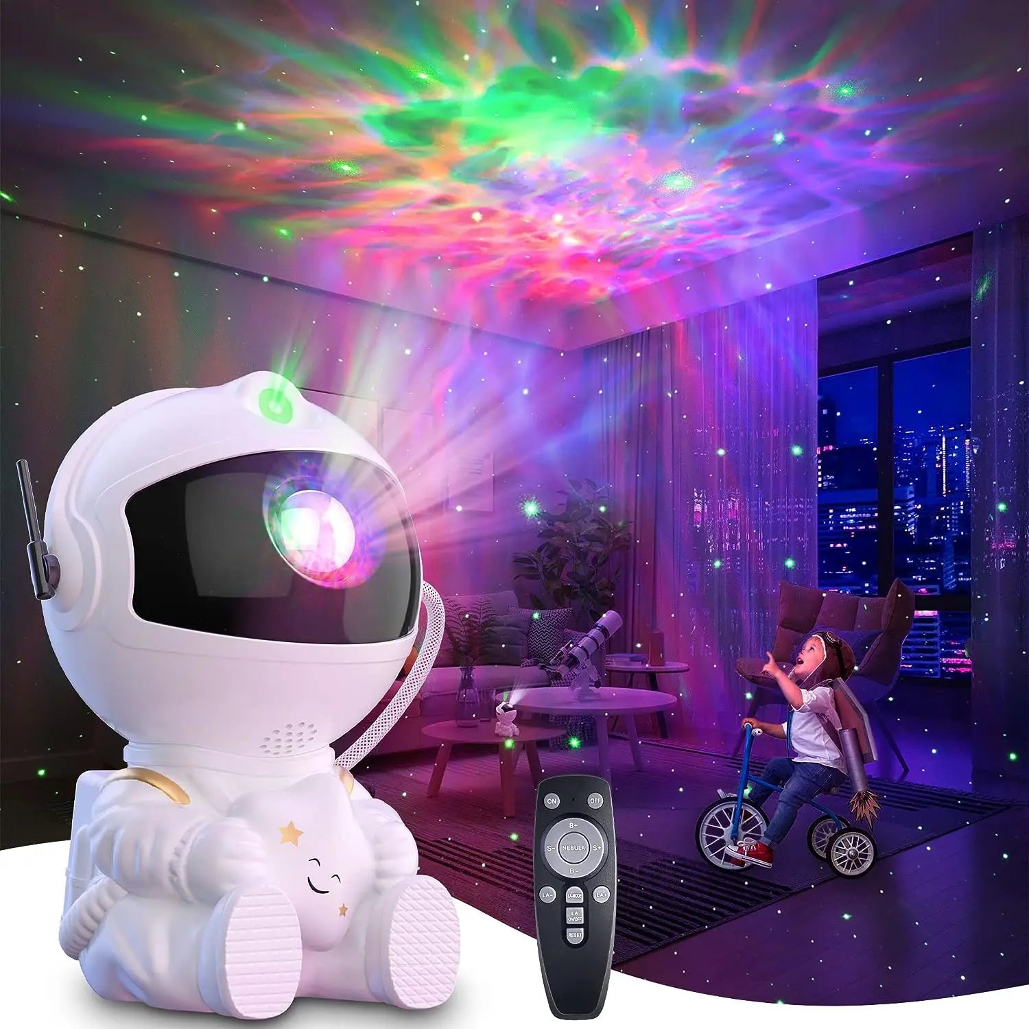 Astronaut Galaxy Projector with Remote Control