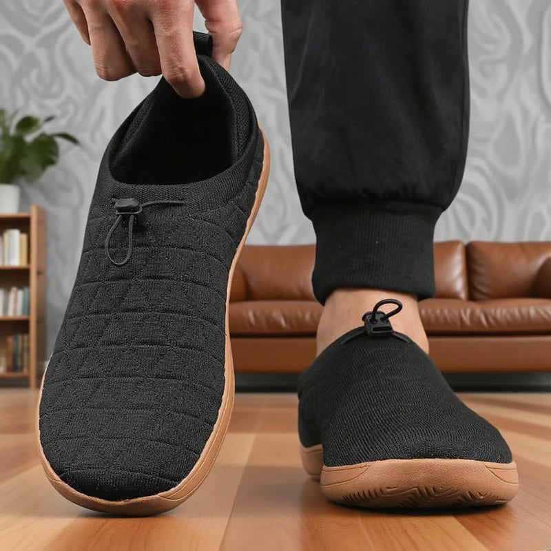 Minimalist Mesh Walking Shoes with Quick Toggle Lace