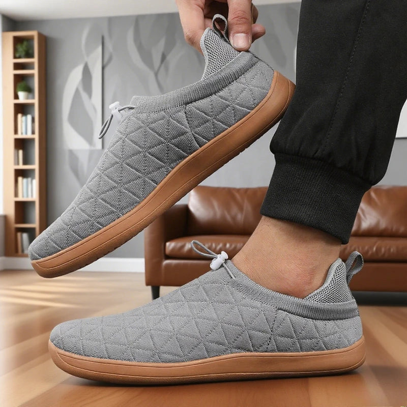 Minimalist Mesh Walking Shoes with Quick Toggle Lace