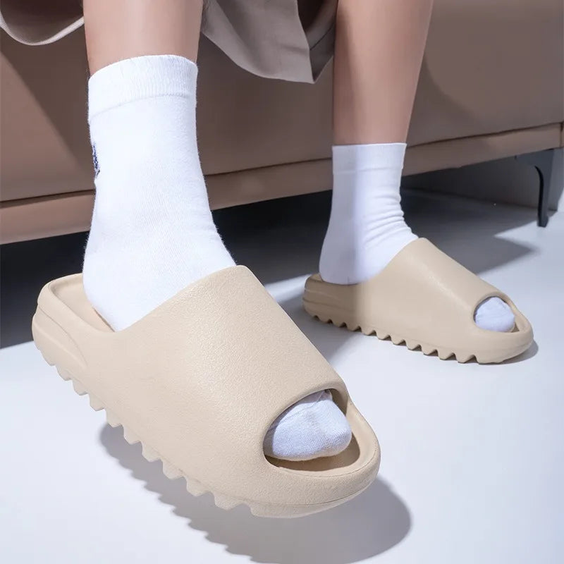 Ergonomic Cloud Slippers with Thick Anti-Slip Sole