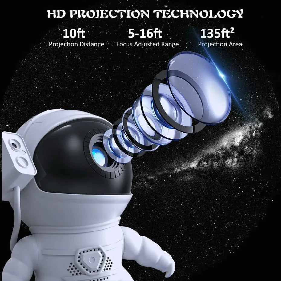Astronaut Galaxy Projector with Remote Control